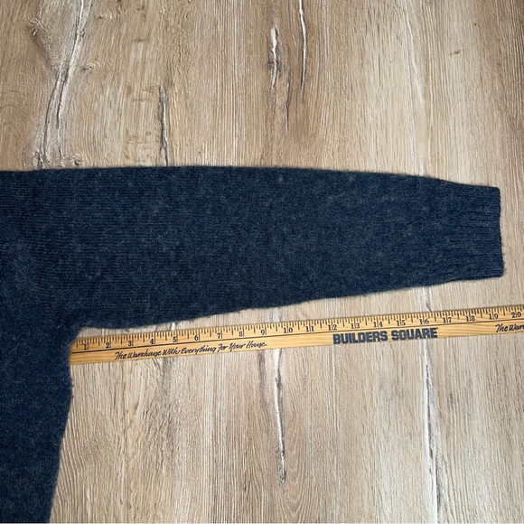 Polo Ralph Lauren Men’s Mallard Duck Wool Suede Elbow Patch’s Sweater Large Blue - Picture 14 of 14